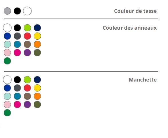 choix couleurs mug isotherme personnalisable